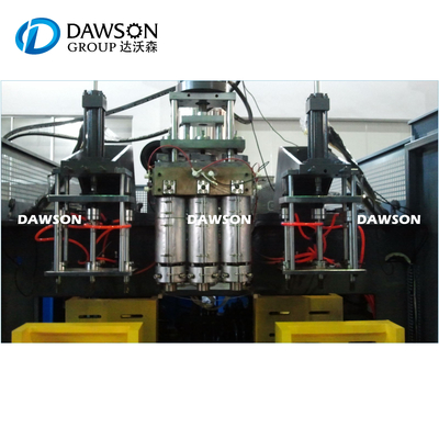 Double Head Blowing Molding Machine Servo Motor Milk Bottle Container For Pvc Air