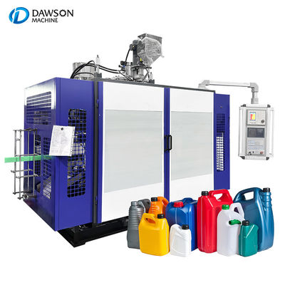 Buy 5L Double Station Single Die Head Automatic HDPE Adblue Jerry Can Extrusion Blow Moulding Machine online manufacture