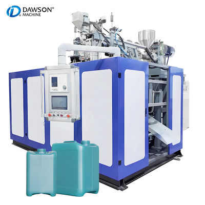 Buy Full Automatic HDPE 5L 10L Double Station Double Die Head Jerry Can Extrusion Blow Molding Machine online manufacture
