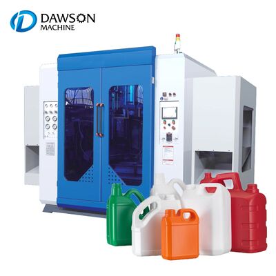 Buy HDPE PP Plastic Processed Blow Molding Machine For 5 Liter Jerry Can Engine Oil Bottle Chemical Container Manufacturing online manufacture