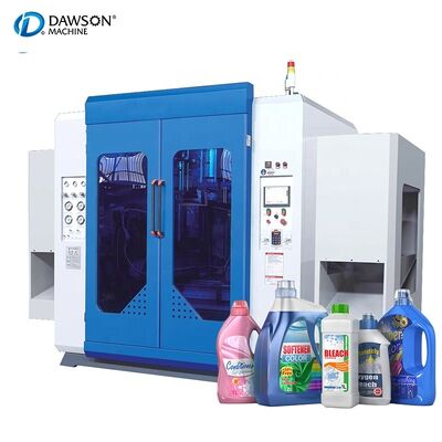 Buy Doule Station Fully Automatic 2 Liter HDPE Plastic Detergent Cosmetic Bottle Making Machine Blowing Molding Unit online manufacture