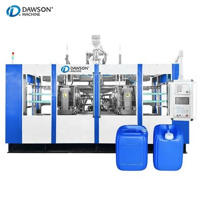 Buy 270 kN Clamping Force Fully Automatic EVA Plastic 10L 15L 20L 25L 30L HDPE Jerry Can Drum Extrusion Blow Molding Machine online manufacture