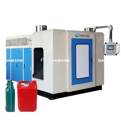 Buy Screw Heating Power 6kw Extrusion Blow Molding Machine for HDPE PP Jerry Can Milk Bottle Lubricant 5L Air Consumption 0.6 online manufacture
