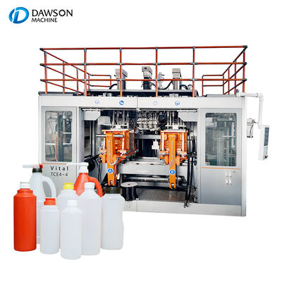 Buy Full Automatic Extrusion Blow Molding Machine with Screw L/D Ratio 24 and Chinese English Panel for Bottle Production online manufacture