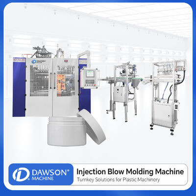 Buy Single Station Five Die Head Extrusion Blow Molding Machine for Wide Mouth HDPE Canisters online manufacture