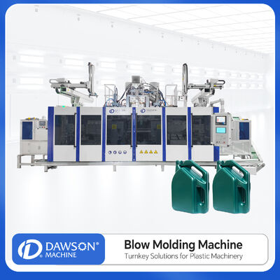 Buy Fully Automatic Double Station Blow Molding Machine for 5L HDPE Industrial Liquid Packaging online manufacture
