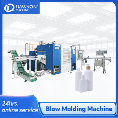 Buy Double Station Double Die Head Extrusion Blow Molding Machine for 540ml Baby Powder Bottles online manufacture