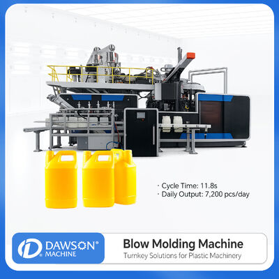 Buy High Speed 6 Station Rotary Blow Molding Machine for 25L HDPE Jerry Can Bottle Production online manufacture
