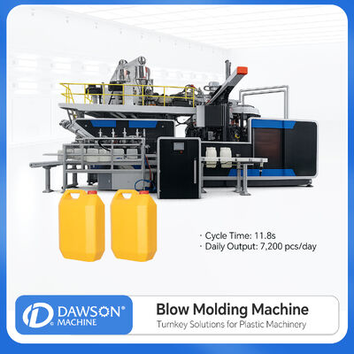 Buy High Speed 6 Station 25L Capacity Rotary Blow Molding Machine Automatic Blow Molding Machine online manufacture