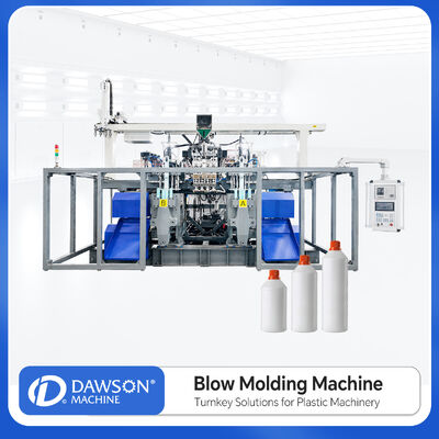 Buy Automatic 4 Head Double Station Extrusion Blow Molding Machine with 120 kg/h Output for Plastic Bottle Production online manufacture