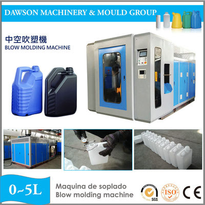 Buy Full Automatic Custom Designed Oil Drum Bottle Irrigular Shaped Container Making Auto-Deflashing Blow Molding Machine online manufacture