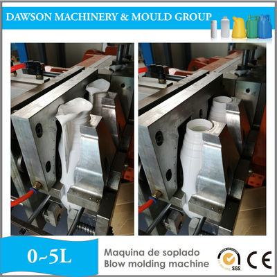 3L 75mm Fully Automatic Blow Molding Machine 4.8t Plasticization HDPE Bottle