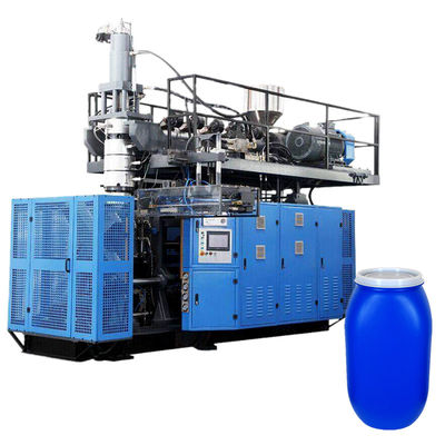 Buy 60L 120L 220L Open Top Barrel Drum Blow Molding Making Machine 55 Gallon Plastic Accumulator Type Die Head Blow Molding online manufacture