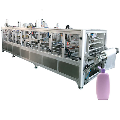 quality  HDPE Plastic Barrel Bagging Packing Machine Shampoo Bottle Full Automatic 380V factory