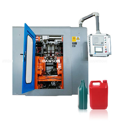 Buy 2L 4L HDPE Plastic Lubricant Oil Bottle Production Line Double Station 75mm Screw Extrusion BLow Molding Machine online manufacture