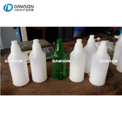 Double Head Extrusion Blow Moulding Machine Plastic Bottles Round Small Contanier