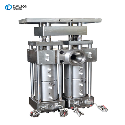 Monolayer Extrusion Blow Molding Machine Double Head Die Head For 2L HDPE Bottles