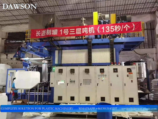 Automatic Extrusion Blow Molding Machine Clamping Force 2200KN 1000L IBCs