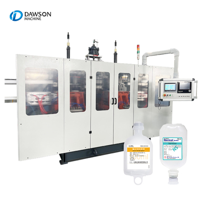 Automatic Double Station Double Head Extrusion Blow Molding Machines For Hanging Bottle Pp