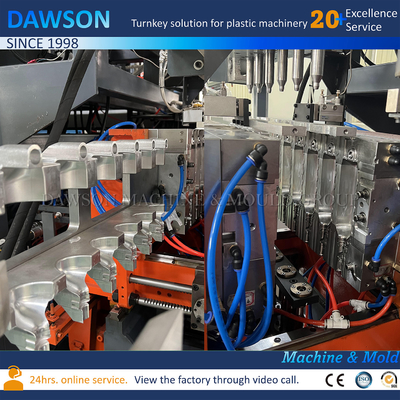 Automatic Double Station Double Head Extrusion Blow Molding Machines For Hanging Bottle Pp