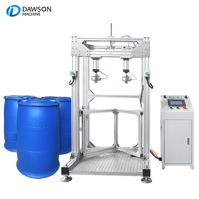 Automatic Chemical Oil 200L Drum Leak Tester Double Heads HDPE Jerrycan Leak Detecting Testing Machine