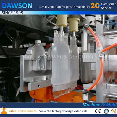 High Productivity Extrusion Moulding Machine For 2-5L Laundry Detergent Bottle HDPE LDPE PP