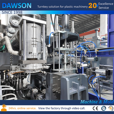 1400ml Large Neck Can HDPE Extrusion Blow Molding Machine