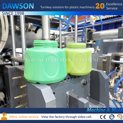 HDPE Extrusion Blow Molding Machine For Wide Neck Medical Chemical Package Plastic 1400ml Bottle