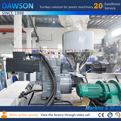 HDPE Wide Neck Medical Chemical Package Plastic 1400ml Bottle Extrusion Blow Molding Machine