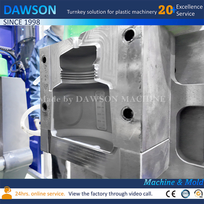 HDPE Wide Neck Medical Chemical Package Plastic 1400ml Bottle Extrusion Blow Molding Machine