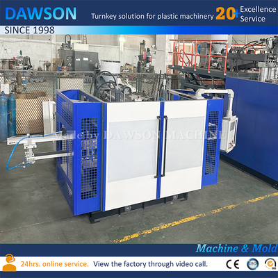 HDPE 500ml 900ml Double Station Four Die Heads Extrusion Blow Molding Machine