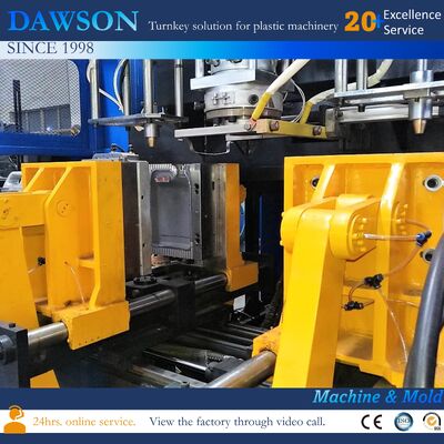 HDPE PP Plastic Processed Blow Molding Machine For 5 Liter Jerry Can Engine Oil Bottle Chemical Container Manufacturing