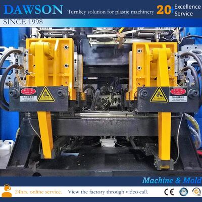 HDPE PP Plastic Processed Blow Molding Machine For 5 Liter Jerry Can Engine Oil Bottle Chemical Container Manufacturing