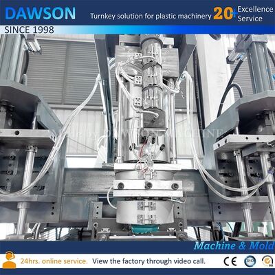 130 Kg Per Hour Output Extrusion Blow Molding Machine For HDPE 5L Jerrycan High Speed Plastic Manufacturing