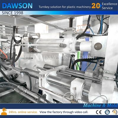 Output 130 kg per hour Plastic Jerrycan Blowing Machine Single Station Single Die Head with Chinese English Operation Panel