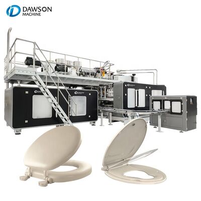 Automatic Extrusion Blow Molding Machine with 620mm Mold Platen Size and Moog 200 Points Parison Controller for Toilet Seat Production