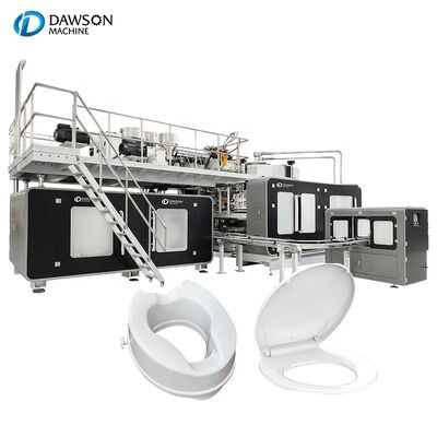 Easy To Operate HDPE Toilet Seat Extrusion Blow Molding Machine with 30 kW Extruder Motor Power