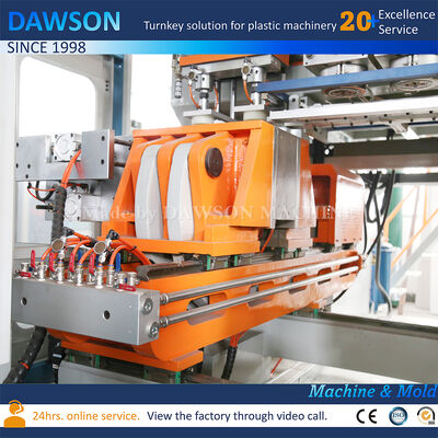 Fully Electric 5L Hdpe Laundry Detergent Bottles Blow Molding Machine Three Die Head Extrusion Blow Molding Machine