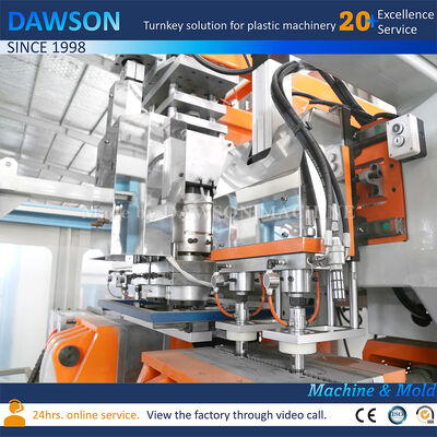 Fully Electric 5L Hdpe Laundry Detergent Bottles Blow Molding Machine Three Die Head Extrusion Blow Molding Machine