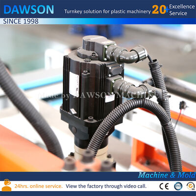 Full Electric Double Station 5L Max. Product Volume 220KN Clamping Force HDPE Bottle Blow Molding Machine