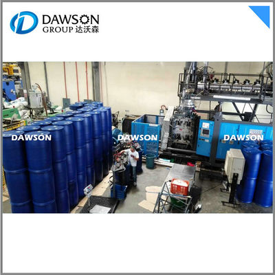 200L 250L HDPE Plastic Oil Open Top Drum Double L Ring Drum Extrusion Blow Molding Machine