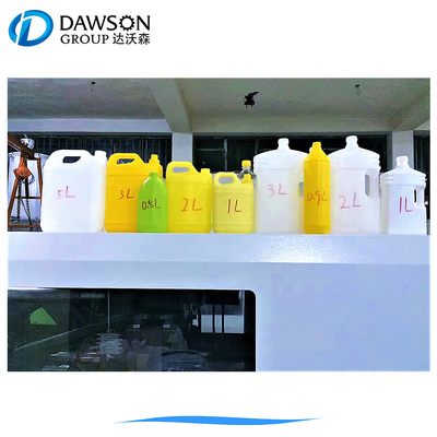 2L 4L HDPE Plastic Lubricant Oil Bottle Production Line Double Station 75mm Screw Extrusion BLow Molding Machine